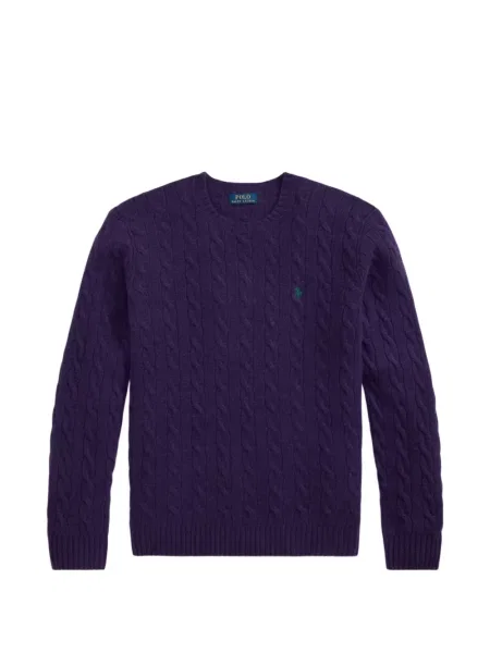 Gulerat șosete Polo Ralph Lauren de lână cu dungi negru