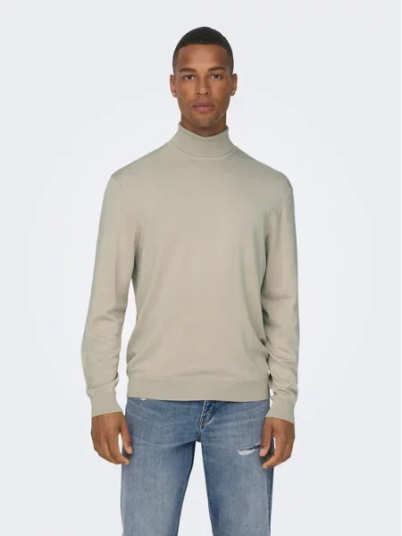 Only & Sons Dolčevita Regular Fit bež