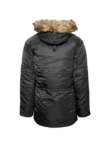 Pánska bunda Alpha Industries VF grey / black čierna