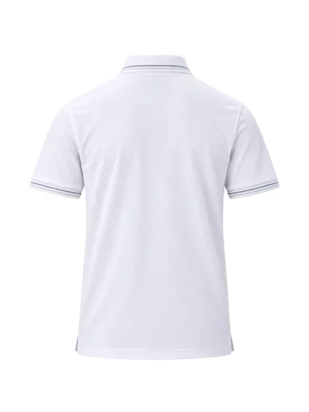 Tricou polo Blauer cu autograf alb