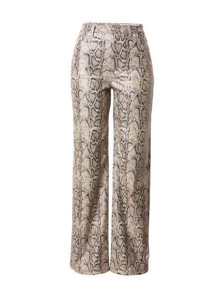 VERO MODA Pantaloni VMTESSA bej / gri negru