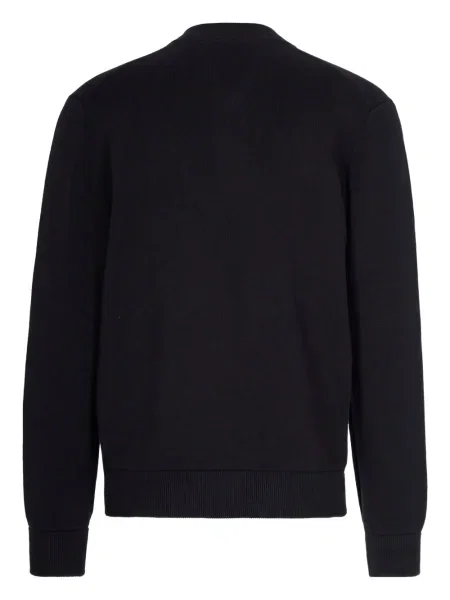 Cardigan Lacoste cu autograf negru