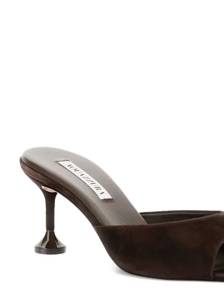 Велурени сандали Aquazzura кафяво