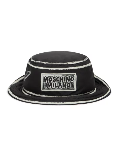 Czapka Moschino czarna