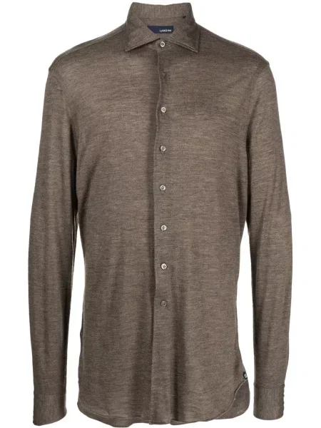 Tricou polo Lardini maro