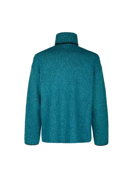 Sweter wełniany Dolce And Gabbana wełniany niebieski