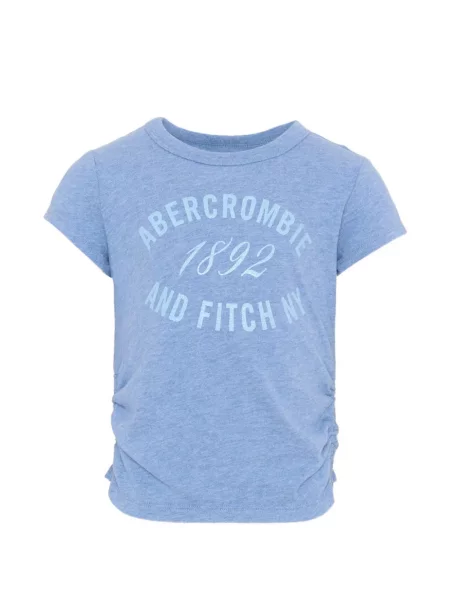 Koszulka dziecięca Abercrombie Fitch niebieska
