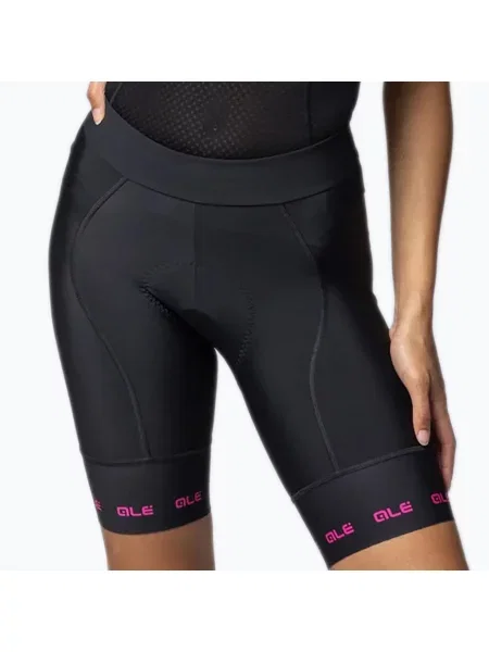 Pantaloni scurți de ciclism pentru femei Alé Strada fuchsia