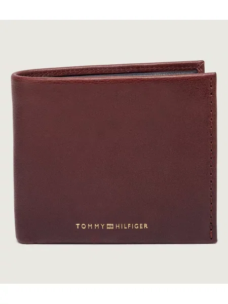 Tommy Hilfiger De piele portofel TH Seasonal maro