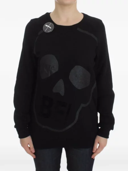 Pulover Xte cu imagine negru