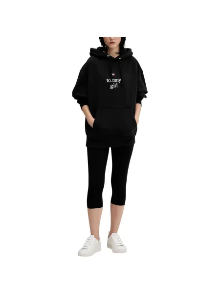 Tommy Jeans mikina čierna