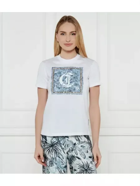 Just Cavalli Tricou alb