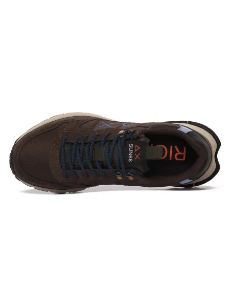 Pantofi Sun68 maro