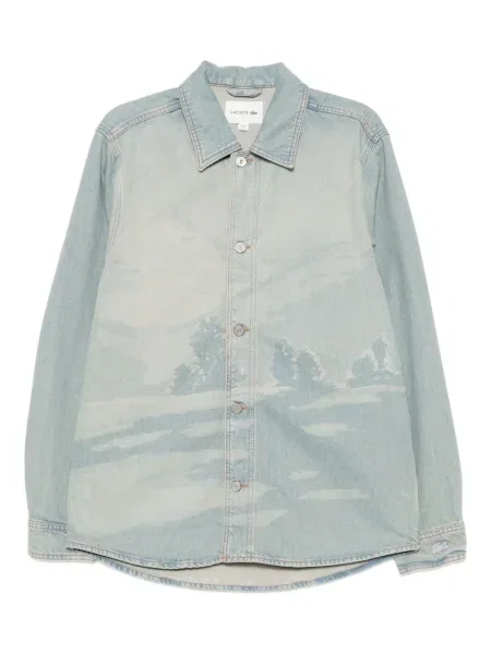 Geacă de blugi Lacoste albastru