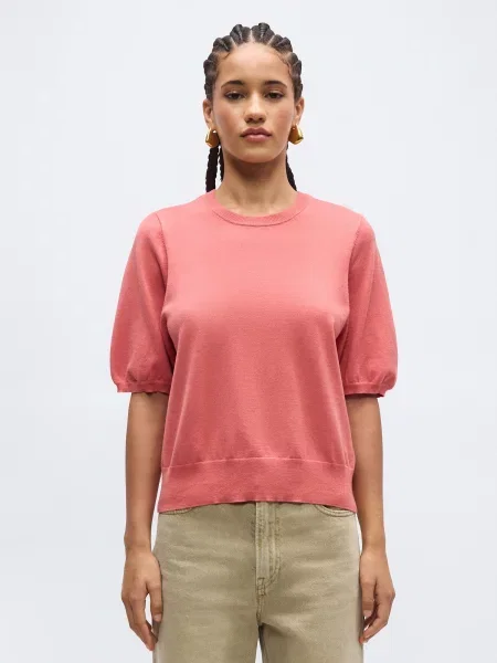 MSCH COPENHAGEN Pulover Sefika Rach pastelno roza