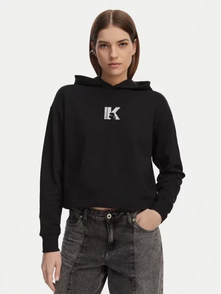 Karl Lagerfeld Jeans Hanorac negru