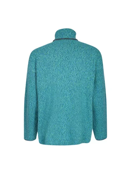 Sweter wełniany Dolce And Gabbana wełniany niebieski