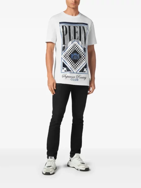 Marškinėliai Philipp Plein balta