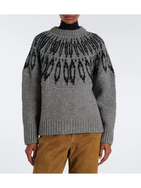 Pulover Altuzarra de lână gri