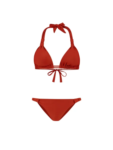 Shiwi Costum de baie două piese Bibi ruginiu maro