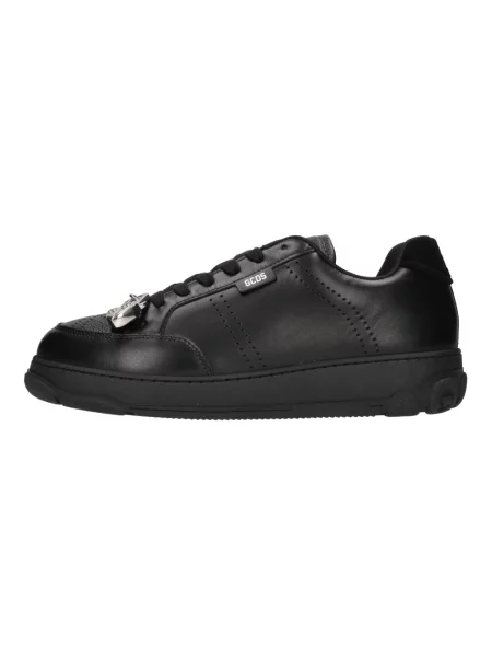 Sneakersy Gcds skórzane czarne