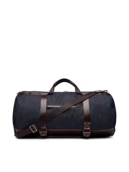 Guess Torba za vikend Oslo Label TMOSDE Mornarsko modra