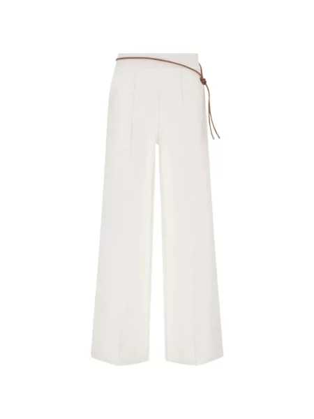 Pantaloni Herno cu legături alb