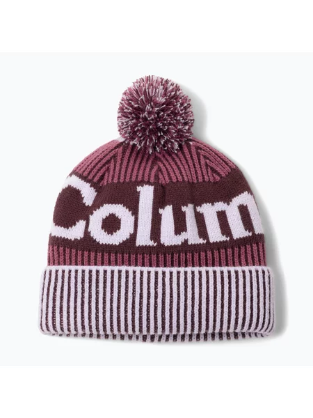 Gyerek téli sapka Columbia Polar Powder III purple tint/antique mauve/moonvista. Méret: OS lila