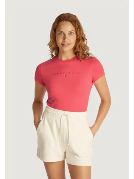 Tommy Jeans T-shirt TJW TONAL LINEA Koraljna To Fit