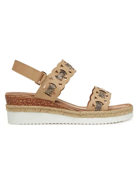 Espadryle Clara Barson beżowe