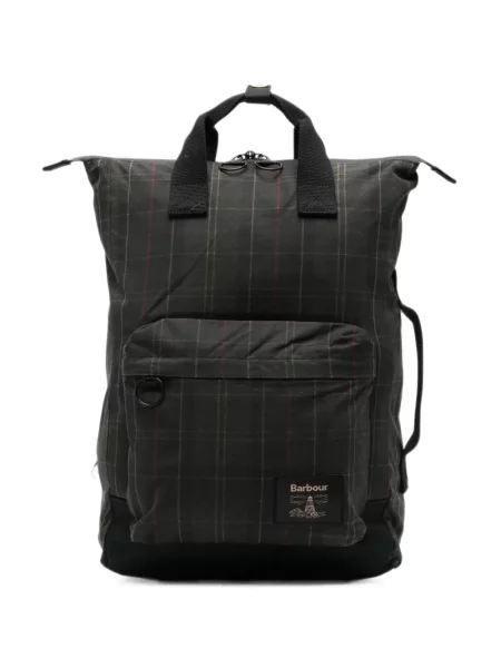 Ceruit rucsac Barbour în carouri verde
