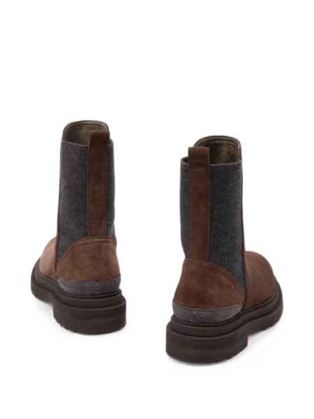 Botine Brunello Cucinelli maro