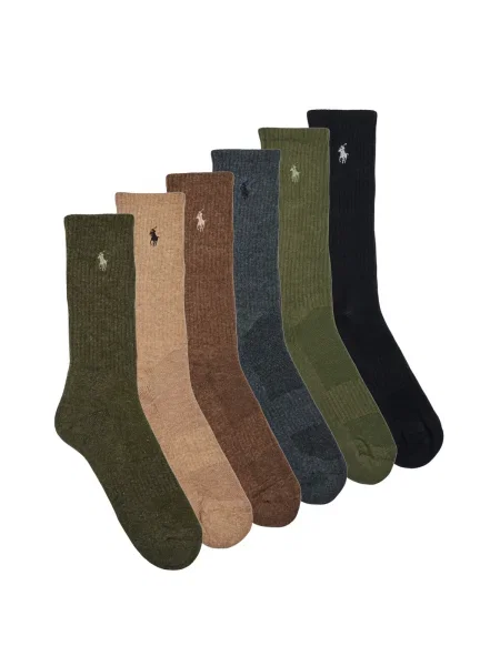 Polo Ralph Lauren Dlhé ponožky Farebná čierna