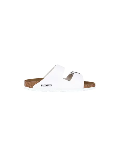 Klapki Birkenstock zamszowe białe