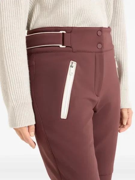 Cu centură pantaloni Brunello Cucinelli maro