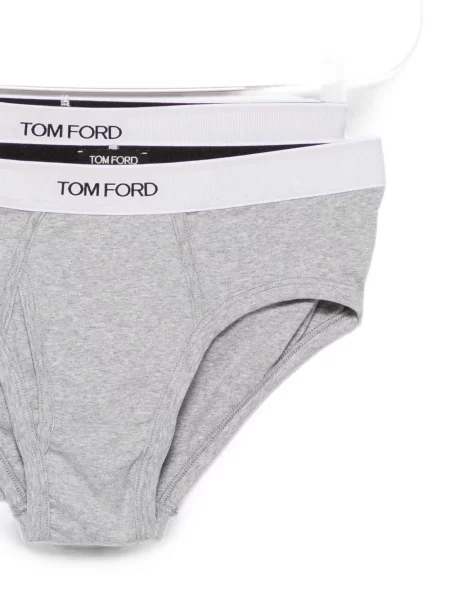 Chiloți multipac Tom Ford cu autograf gri