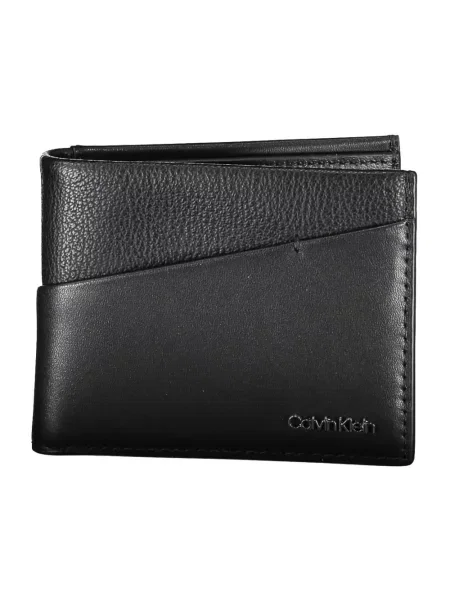 Portfel Calvin Klein skórzany czarny