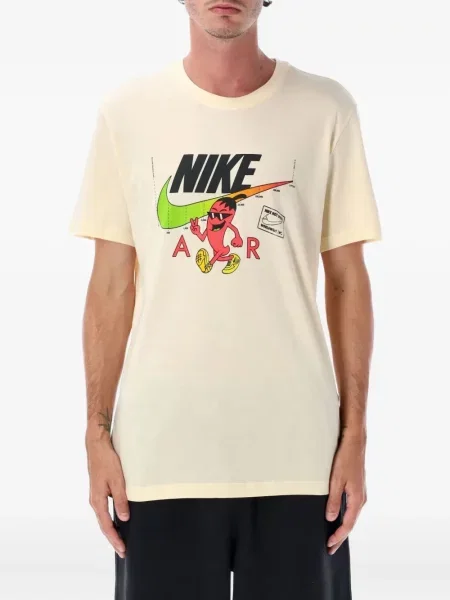 Koszulka Nike polarowa z nadrukiem ocieplana czarna