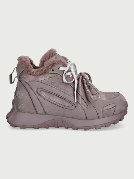 Koi Footwear Fluffy Platform Trainers sneakers dámske fialová