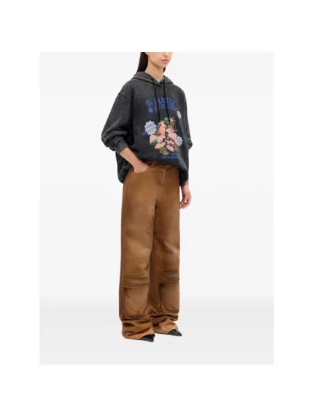 Bluza z kapturem Msgm z kapturem czarna
