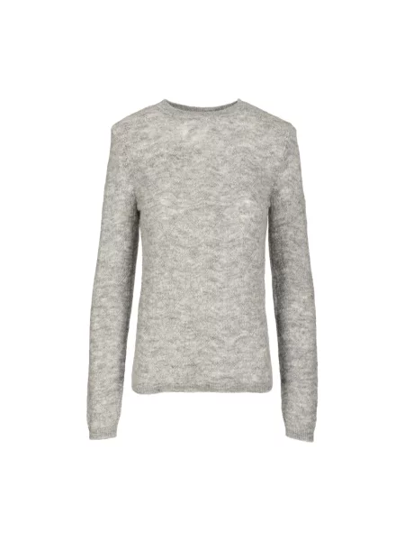 Sweter Parosh wełniany szary