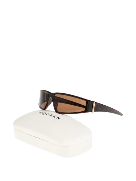 Saulės akiniai Alexander Mcqueen Eyewear ruda