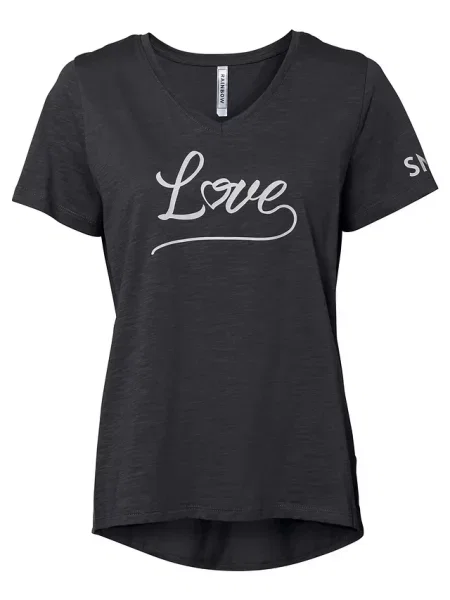 T-shirt z nadrukiem czarna