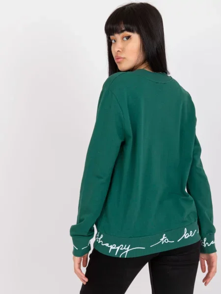 Hanorac Fashionhunters verde