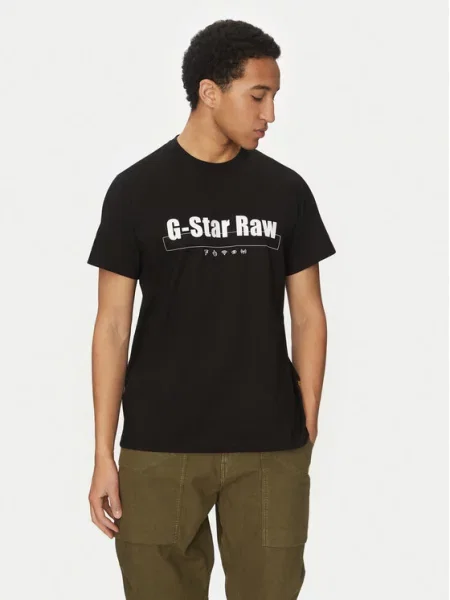 G-Star Raw Marškinėliai Symbols juoda