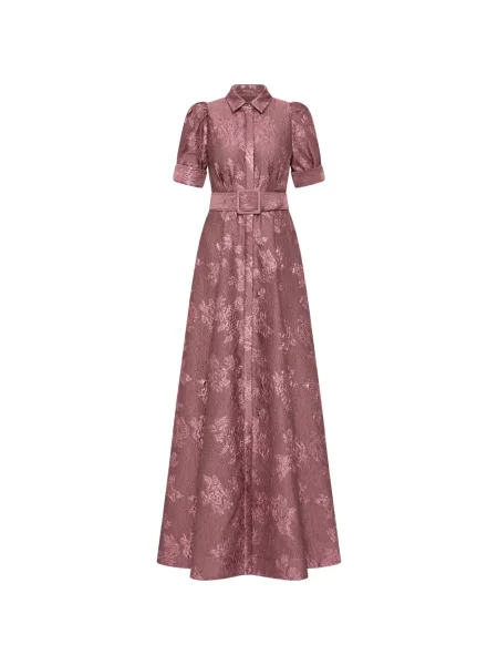 Rochie maxi Rebecca Vallance cu model floral violet