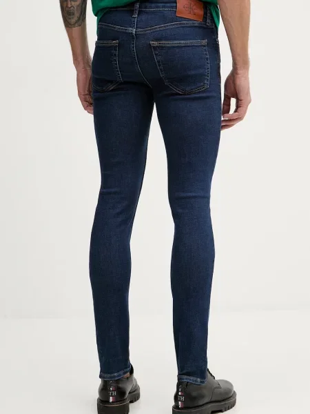 Calvin Klein Jeans jeansy skinny granatowe