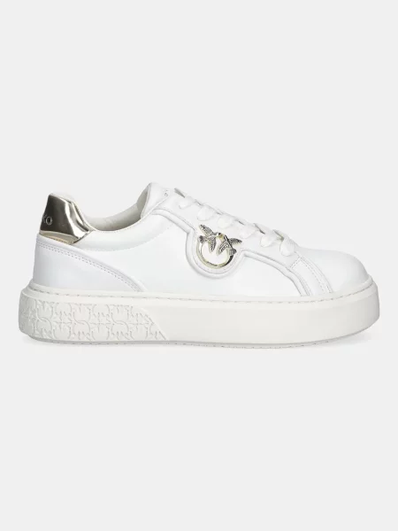 Pantofi Pinko din piele alb