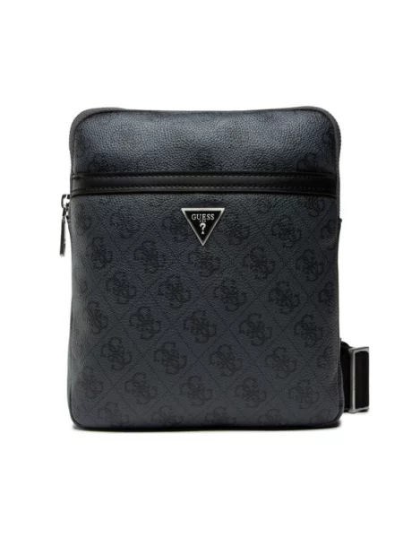 Guess Плоска сумка Vezzola Smart Crossbody Flat HMEVZL чорний