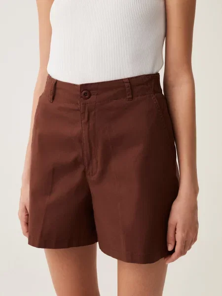 OVS Штани повсякденні Темно-коричневий коричневі